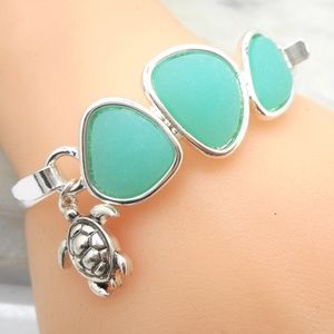 Sea Glass Turtle Bracelet